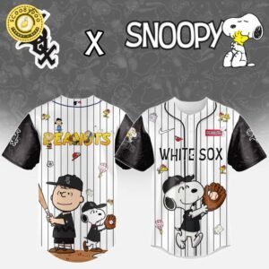 Chicago White Sox MLB “75th Anniversary of Peanuts” Snoopy Special Edition Jersey 2025
