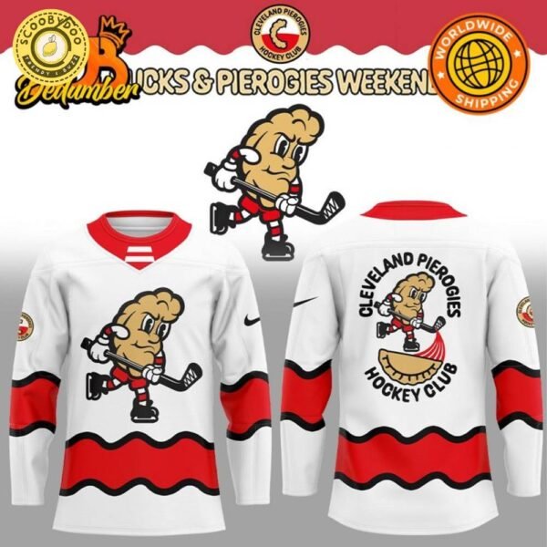Cleveland Monsters Hockey Club Pucks & Pierogies Hockey Jersey