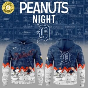 Detroit Tigers 75th Anniversary of Peanuts Hoodie