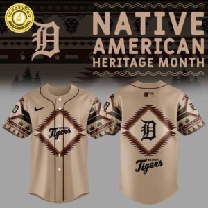 Detroit Tigers Native American Heritage Month Baseball Jersey