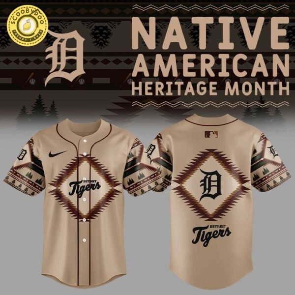 Detroit Tigers Native American Heritage Month Baseball Jersey