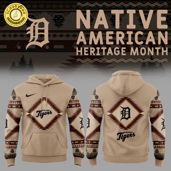 Detroit Tigers Native American Heritage Month Hoodie
