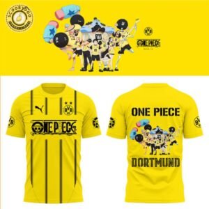 Dortmund X One Piece Yellow TShirt