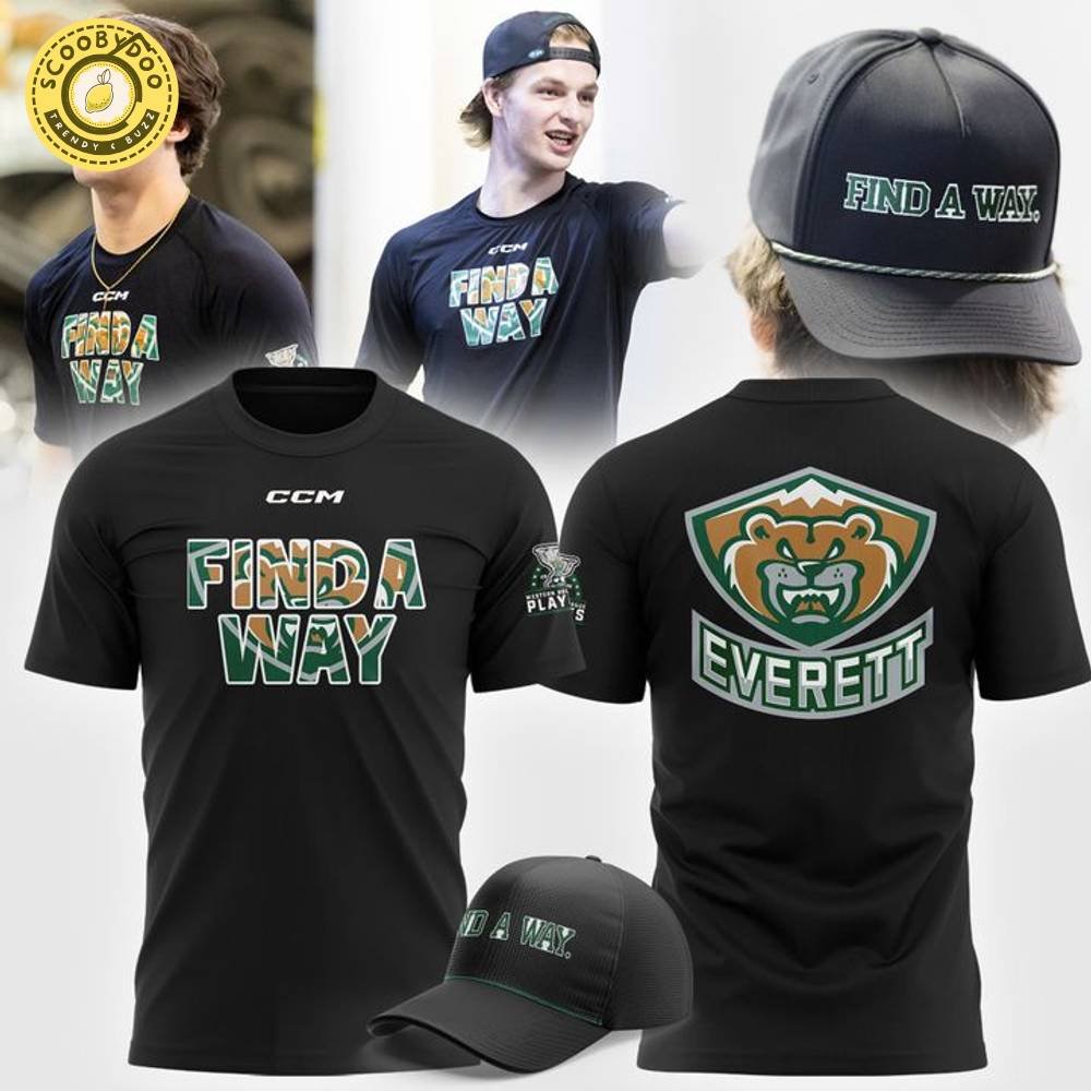 Everett Silvertips "Find A Way" T-Shirt Everett Silvertips "Find A Way" T-Shirt