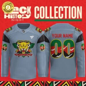 Florida Panthers 2025 Black History Night Hockey Jerseys Custom Name Numbers