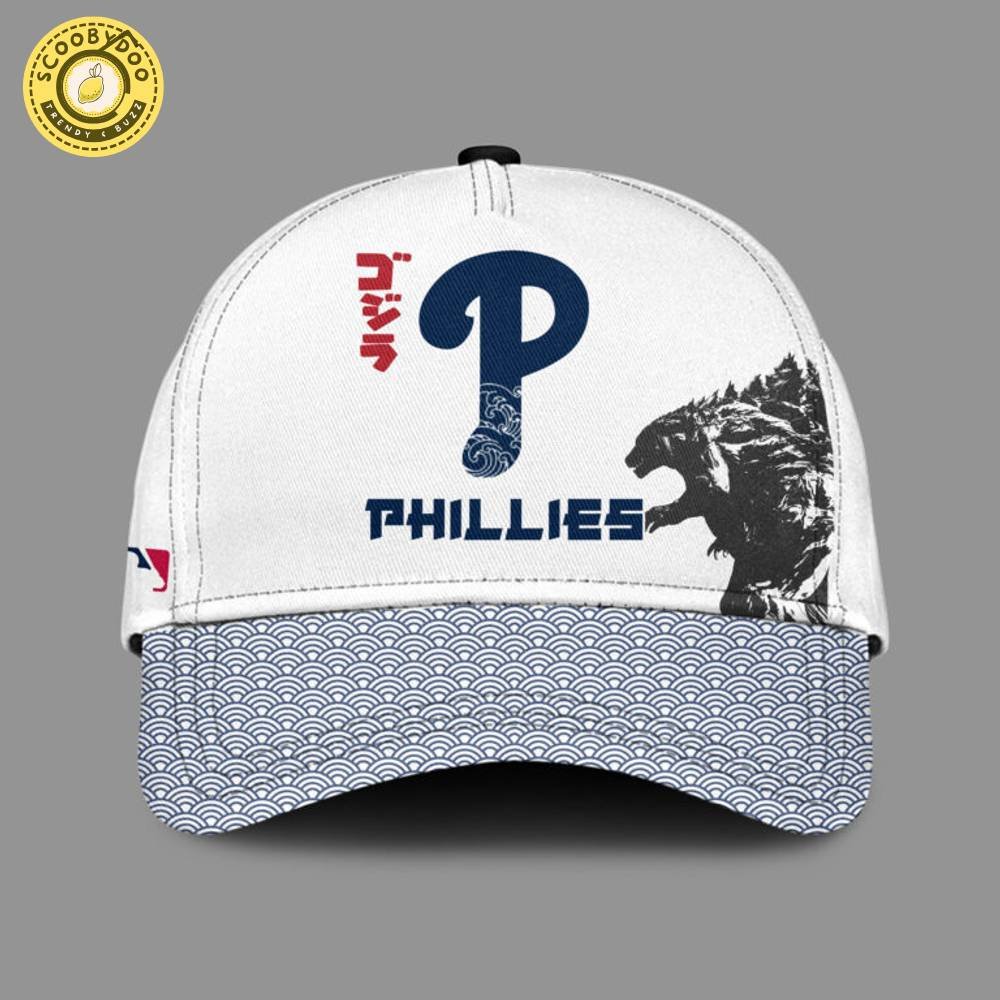 Godzilla x Philadelphia Phillies Japan Edition Cap 2025 Godzilla x Philadelphia Phillies Japan Edition Cap 2025