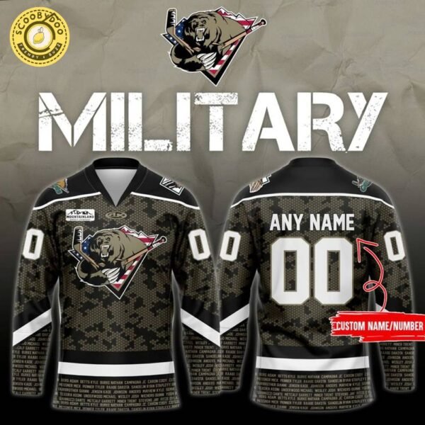 Grizzlies x MILITARY Hockey Jerseys 2025 Limited Edition