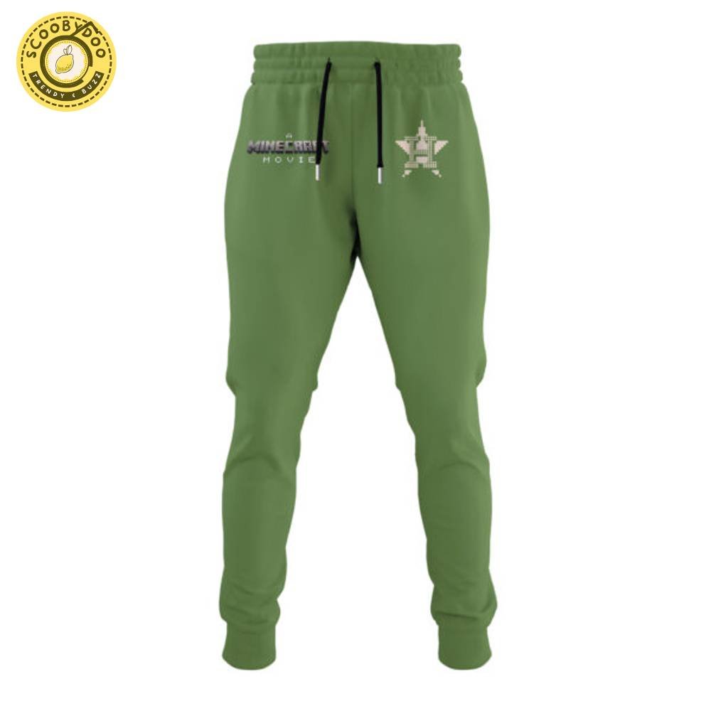 Houston Astros MLB x A MINECRAFT MOVIE Night Hoodie Editions Limited Houston Astros MLB x A MINECRAFT MOVIE Night Hoodie Editions Limited