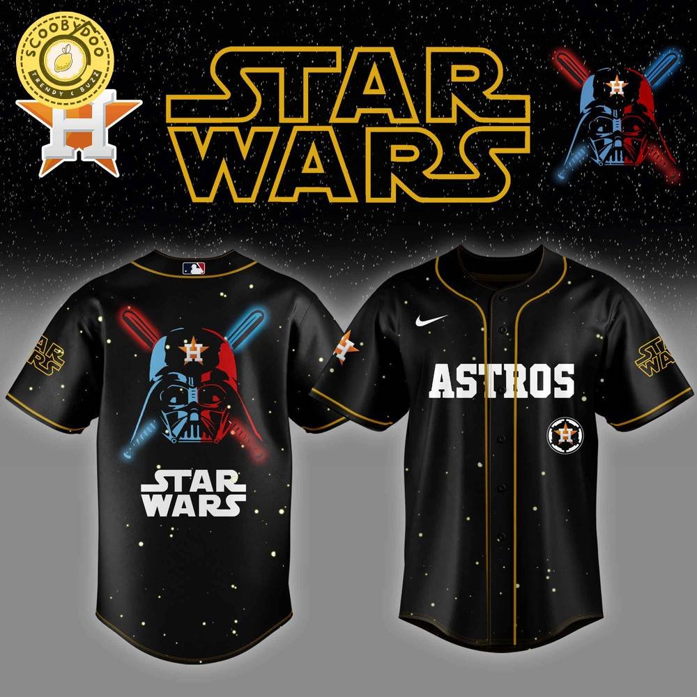 Houston Astros MLB x Star Wars Baseball Jersey Editions Limited 2025 Houston Astros MLB x Star Wars Baseball Jersey Editions Limited 2025