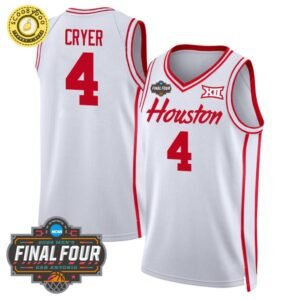 Houston Cougars Men’s Basketball 24/25 Jersey – Final Four Patch