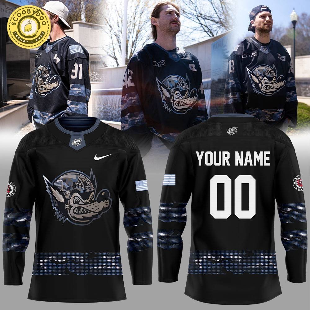Huntsville Havoc Military Night jerseys Custom Name, Number For Fans Hockey Jersey Huntsville Havoc Military Night jerseys Custom Name, Number For Fans Hockey Jersey
