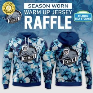 Jacksonville Icemen Season Worn Warm Up Hoodie 2025