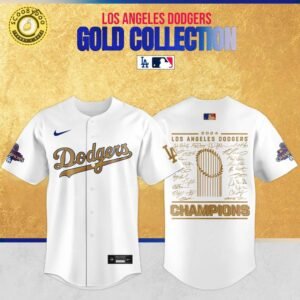 Los Angeles Dodgers Gold Collection 2025 Roster Baseball Jersey