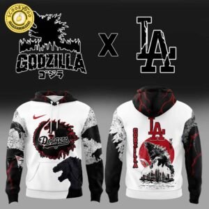 Los Angeles Dodgers x Godzilla  Hoodie