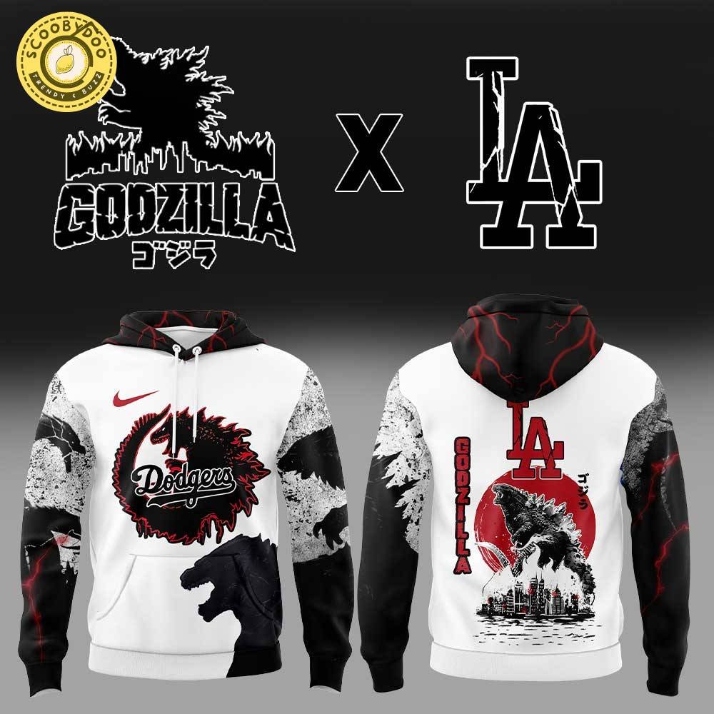 Los Angeles Dodgers x Godzilla Hoodie Los Angeles Dodgers x Godzilla Hoodie