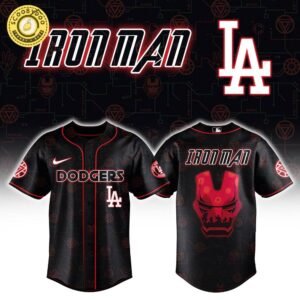Los Angeles Dodgers x Spider Man Avengers Combo Baseball Jersey
