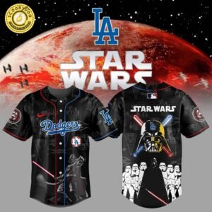 Los Angeles Dodgers x Star War Night Game Baseball Jersey