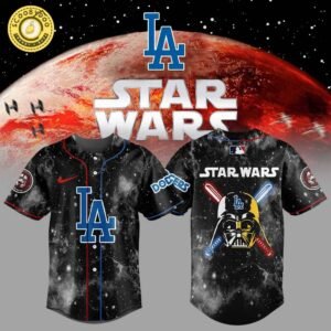 Los Angeles Dodgers x Star War Sky Night Baseball Jersey