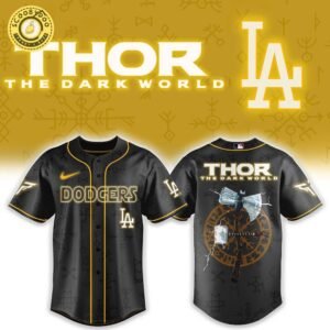 Los Angeles Dodgers x Thor Avengers Combo Baseball Jersey