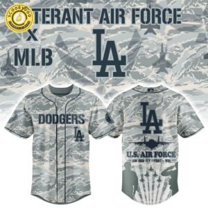 Los Angeles Dodgers x Veteran U.S Air Force 2025 Baseball Jersey
