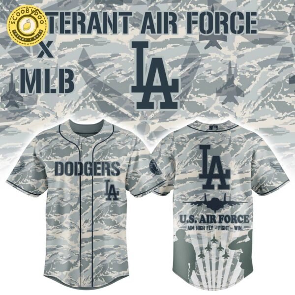 Los Angeles Dodgers x Veteran U.S Air Force 2025 Baseball Jersey