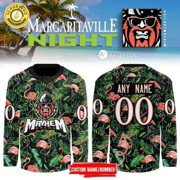 Macon Mayhem 2025 Margaritaville Replica Hockey Jersey