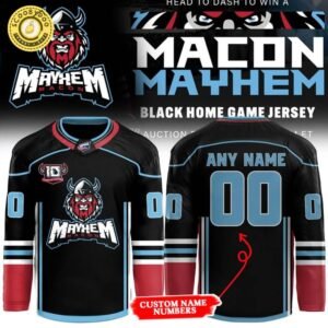 Mayhem x Black Home Hockey Jersey 2025 Limited Edition