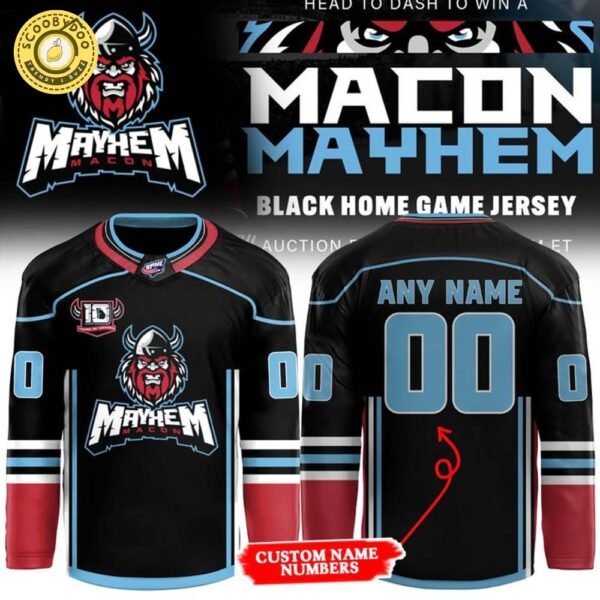 Mayhem x Black Home Hockey Jersey 2025 Limited Edition