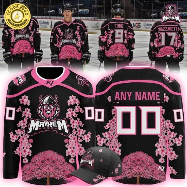 Mayhem x CHERRY BLOSSOM Hockey Jersey 2025 Limited Edition