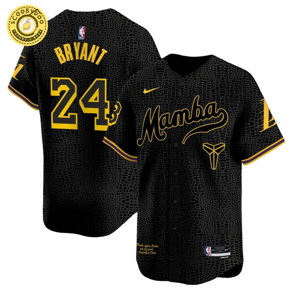 Men's Los Angeles Lakers Kobe Bryant Mamba Vapor Baseball Jersey Men's Los Angeles Lakers Kobe Bryant Mamba Vapor Baseball Jersey