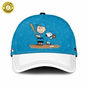 Miami Marlins MLB “75th Anniversary of Peanuts” Snoopy Special Edition Jersey 2025