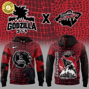 Minnesota Wild x Godzilla Trending Hoodie 2025