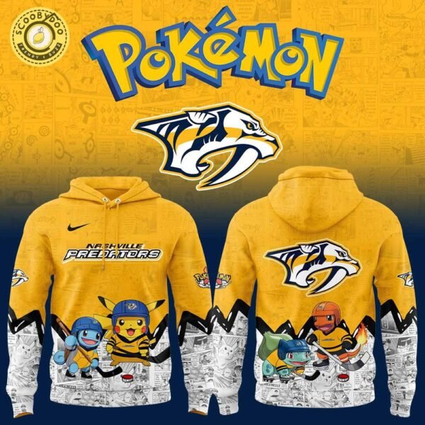 Nashville Predators x Pokémon Hoodie