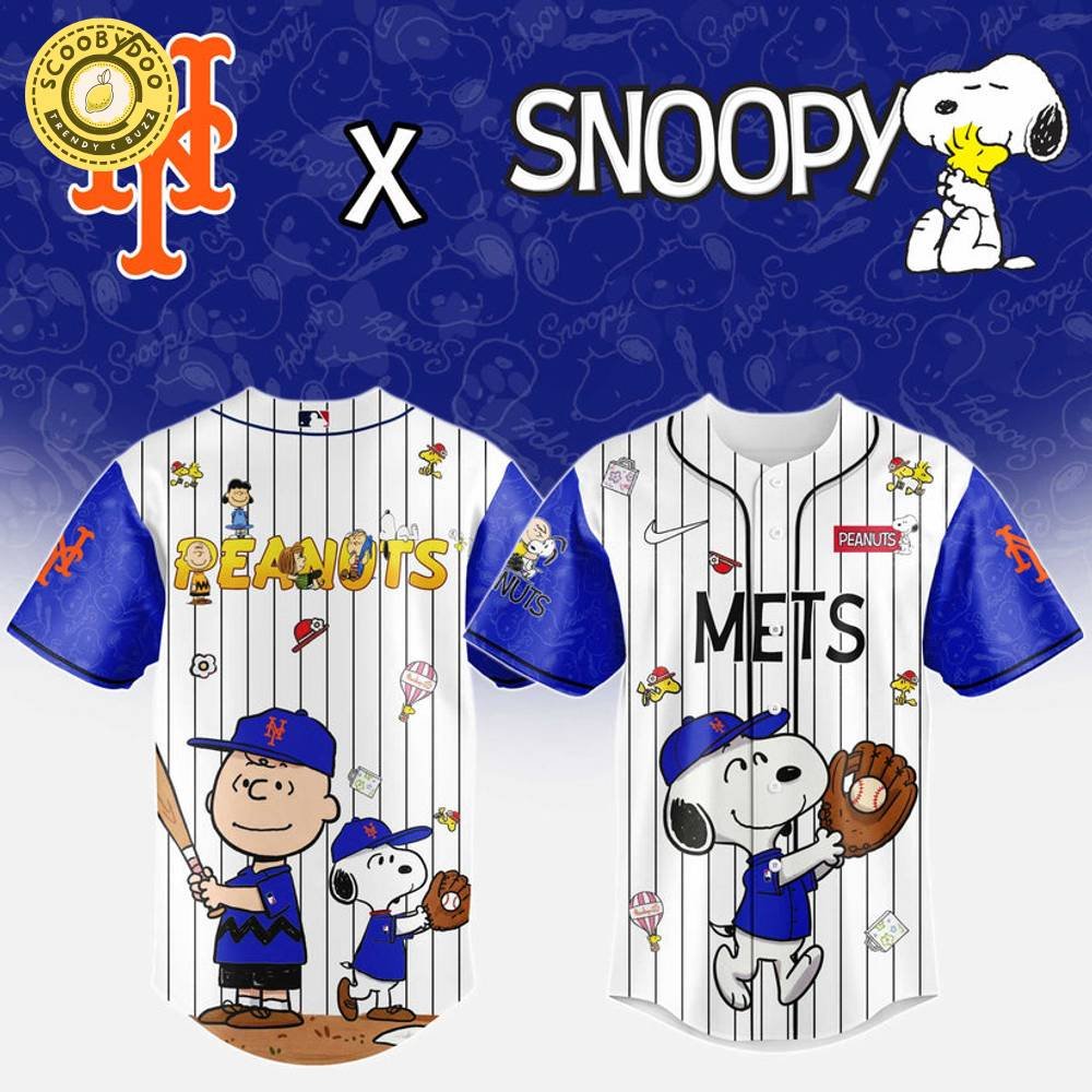 New York Mets MLB “75th Anniversary of Peanuts” Snoopy Special Edition Jersey 2025 New York Mets MLB “75th Anniversary of Peanuts” Snoopy Special Edition Jersey 2025