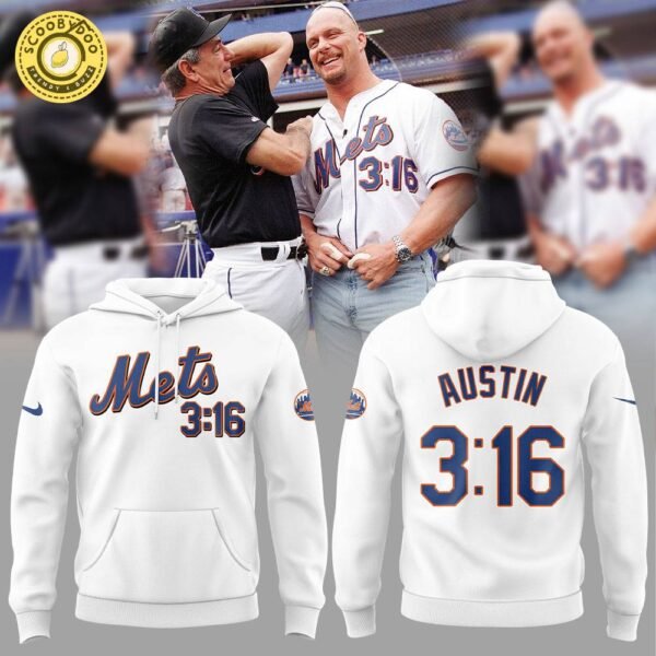 New York Mets Stone Cold 3:16 Jersey Hoodie Limited Editon