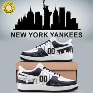 New York Yankees City Custom Name And Number 2025 Limited Edition AF1 Shoes