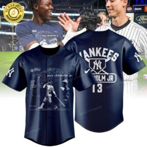 New York Yankees MLB Jazz Chishohm Jr Limited Baseball Jersey