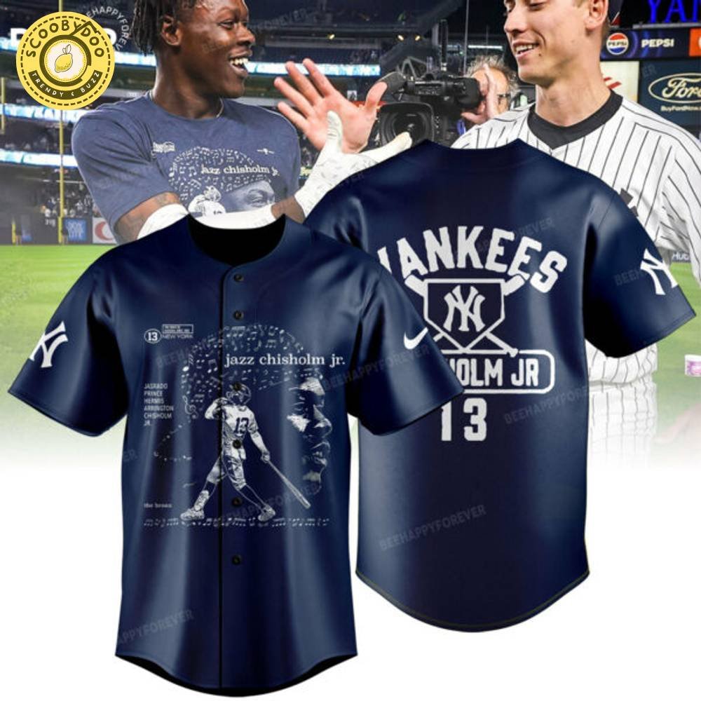 New York Yankees MLB Jazz Chishohm Jr Limited Baseball Jersey New York Yankees MLB Jazz Chishohm Jr Limited Baseball Jersey