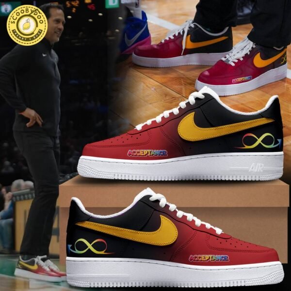 Nike Air Force 1 ‘Miami Heat’ Shoes Tothemaxfoundation x NBA – Limited Edition