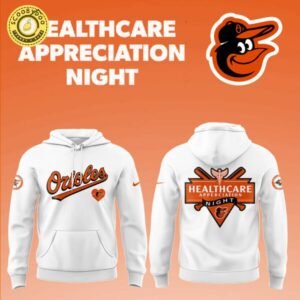 Orioles x Healthcare Appreciation Night White Hoodie