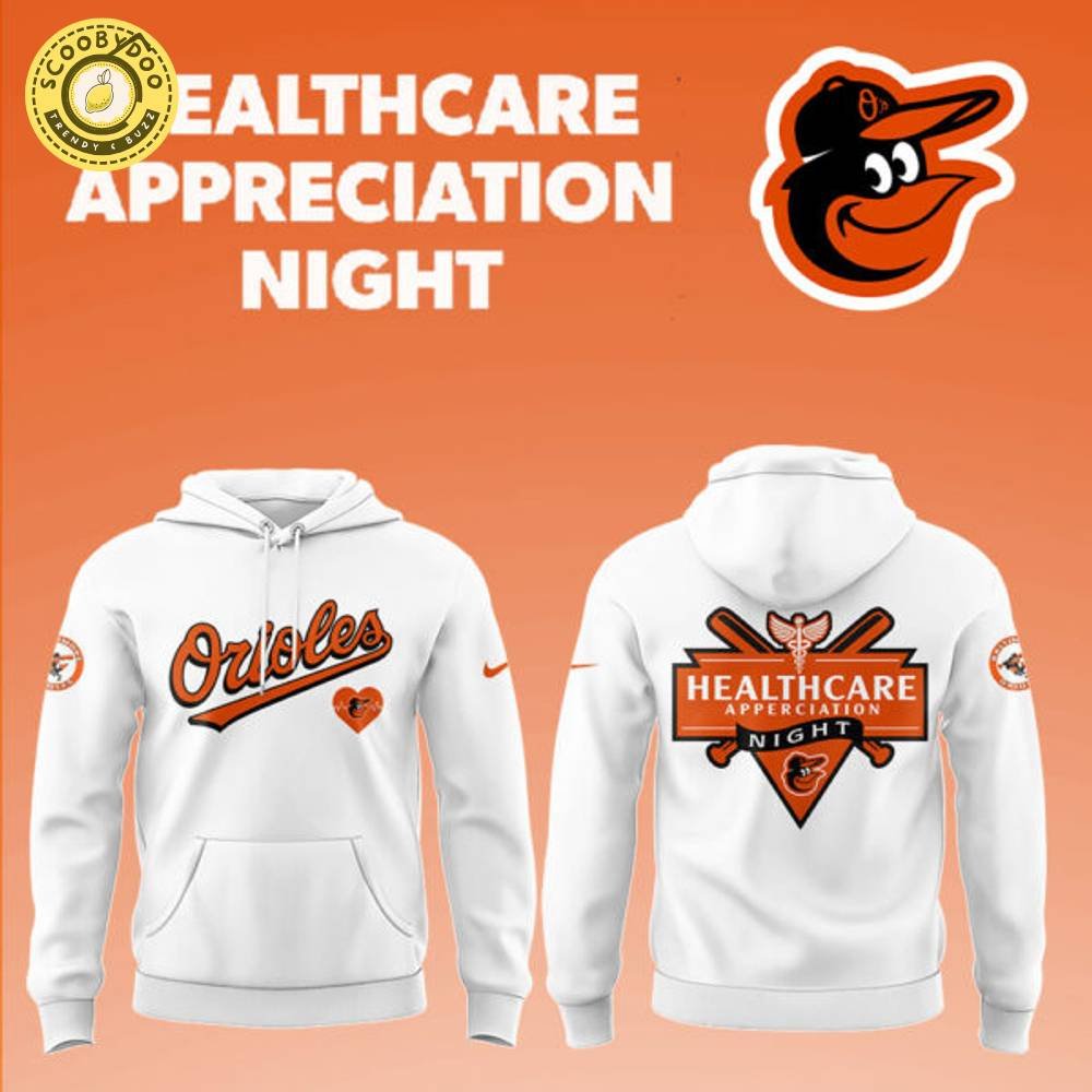 Orioles x Healthcare Appreciation Night White Hoodie Orioles x Healthcare Appreciation Night White Hoodie