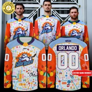 Orlando Solar Bears 150 Years of Limited Edition Hockey jersey 2025 Custom