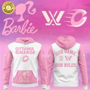 Ottawa Charge PWHL x Barbie Limited Edition 2025 Hoodie