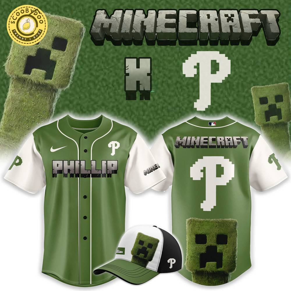 Philadelphia Phillies x MineCraft 2025 Baseball Jersey Philadelphia Phillies x MineCraft 2025 Baseball Jersey