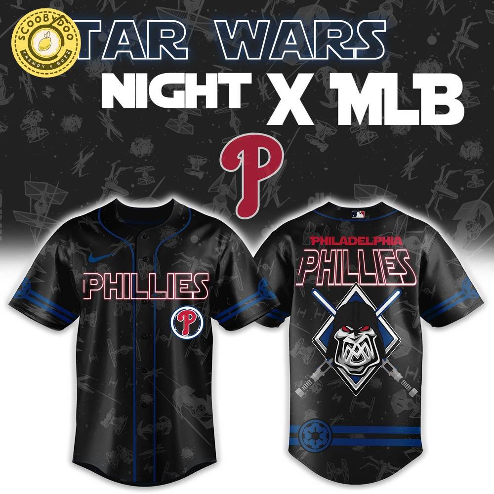 Philadelphia Phillies x Star Wars Night 2025 Baseball Jersey Philadelphia Phillies x Star Wars Night 2025 Baseball Jersey