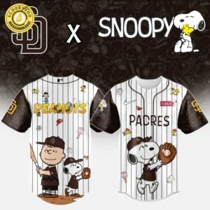 San Diego Padres MLB “75th Anniversary of Peanuts” Snoopy Special Edition Jersey 2025