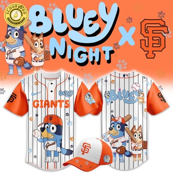 San Francisco Giants x Bluey Night 2025 Baseball Jersey
