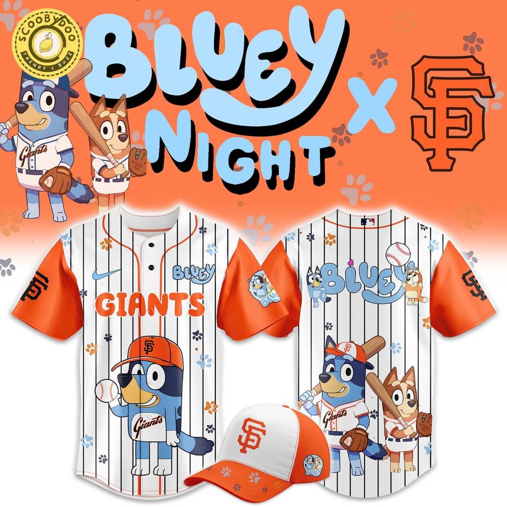 San Francisco Giants x Bluey Night 2025 Baseball Jersey San Francisco Giants x Bluey Night 2025 Baseball Jersey