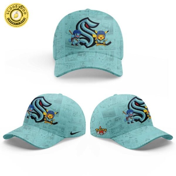 Seattle Kraken x Pokémon New Cat 2025