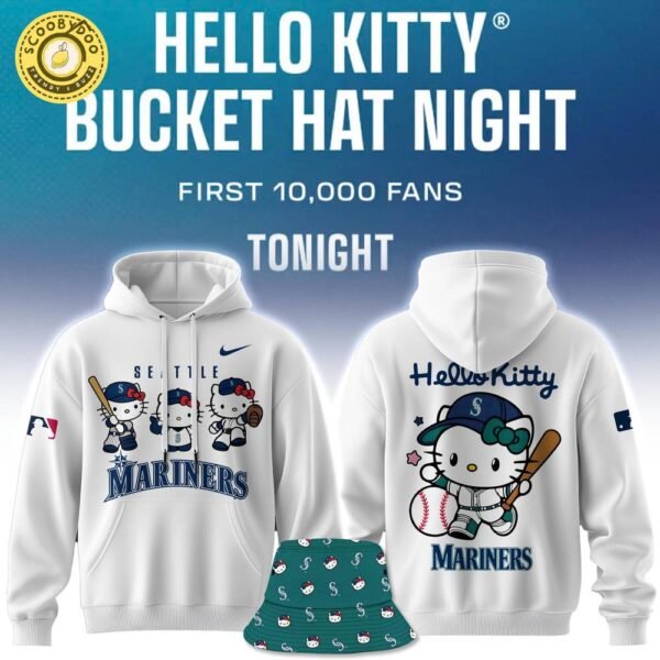 Seattle Mariners x Hello Kitty New Season Collection Hoodie 2025